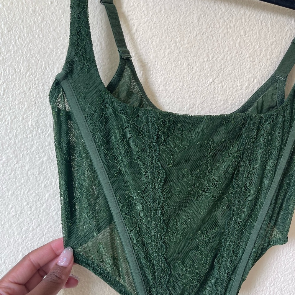Urban Outfitters Green corset top